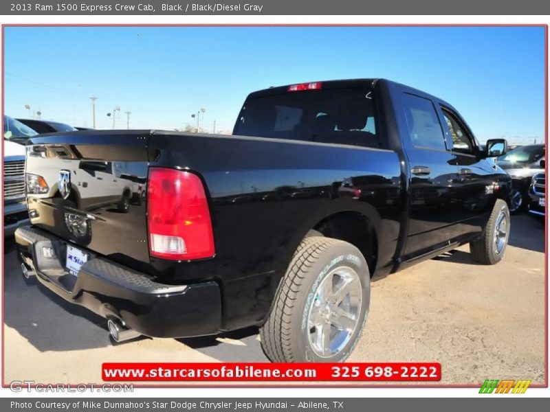 Black / Black/Diesel Gray 2013 Ram 1500 Express Crew Cab