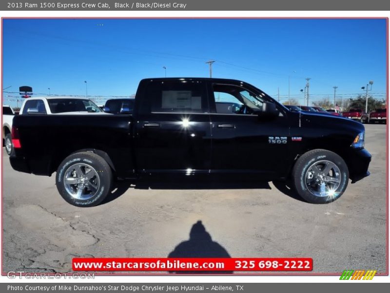 Black / Black/Diesel Gray 2013 Ram 1500 Express Crew Cab