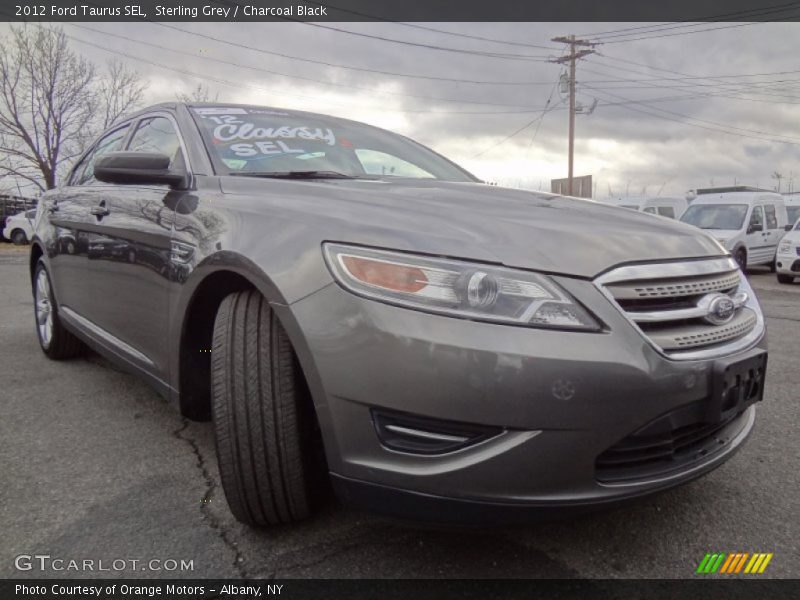 Sterling Grey / Charcoal Black 2012 Ford Taurus SEL