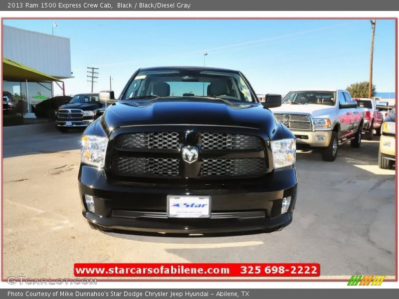 Black / Black/Diesel Gray 2013 Ram 1500 Express Crew Cab