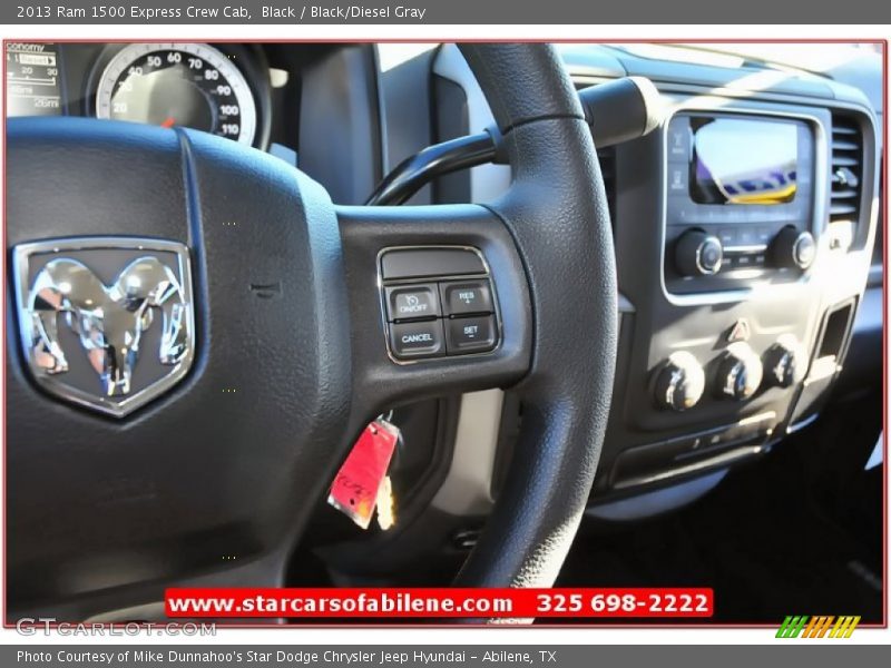 Black / Black/Diesel Gray 2013 Ram 1500 Express Crew Cab