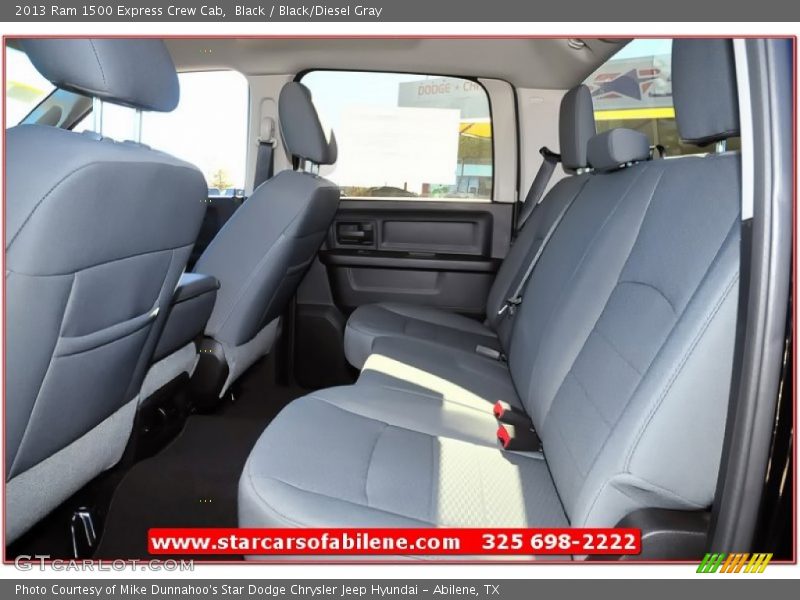 Black / Black/Diesel Gray 2013 Ram 1500 Express Crew Cab
