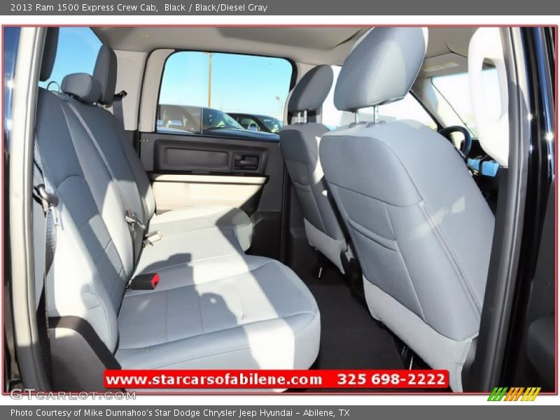 Black / Black/Diesel Gray 2013 Ram 1500 Express Crew Cab