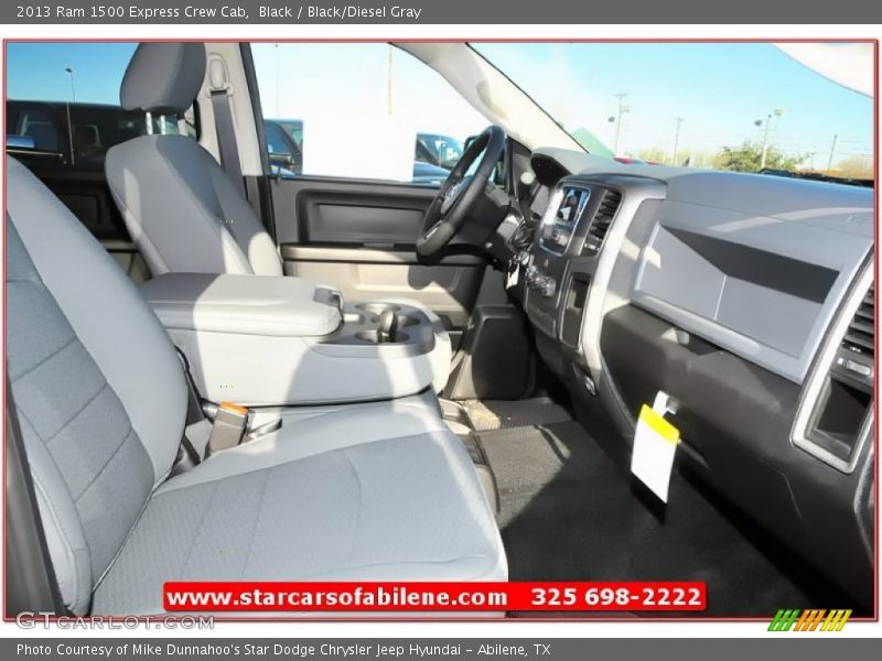 Black / Black/Diesel Gray 2013 Ram 1500 Express Crew Cab