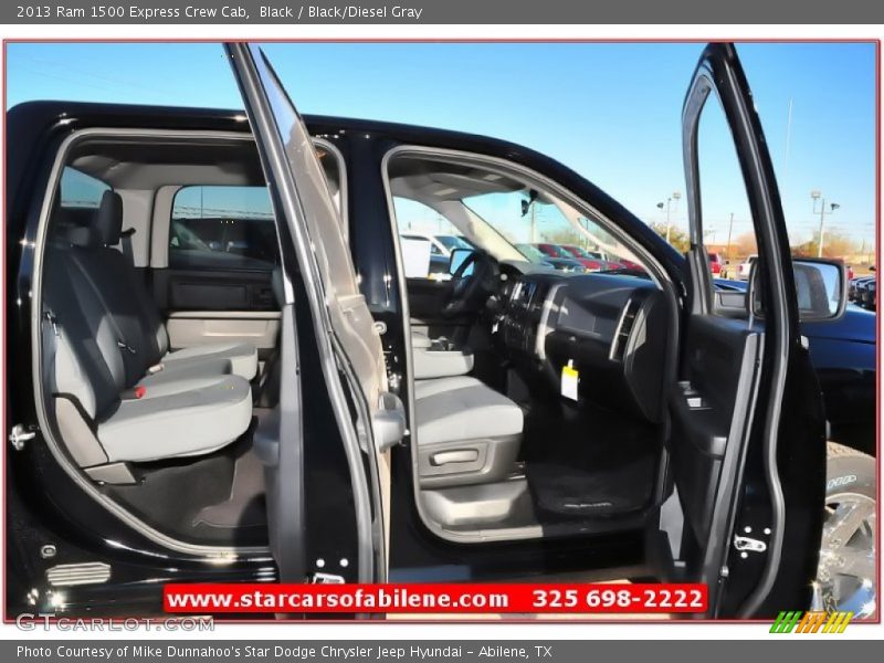 Black / Black/Diesel Gray 2013 Ram 1500 Express Crew Cab