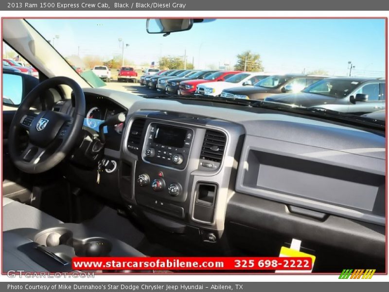 Black / Black/Diesel Gray 2013 Ram 1500 Express Crew Cab
