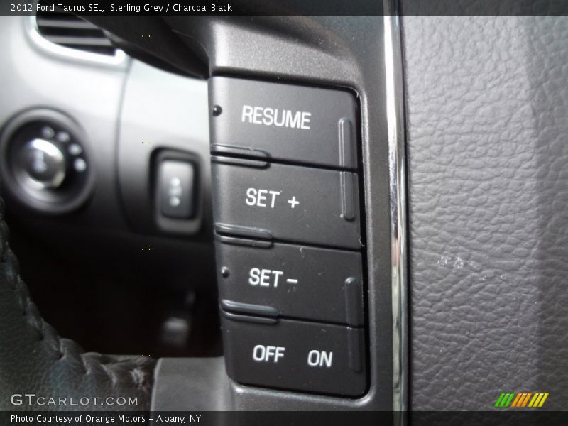 Sterling Grey / Charcoal Black 2012 Ford Taurus SEL