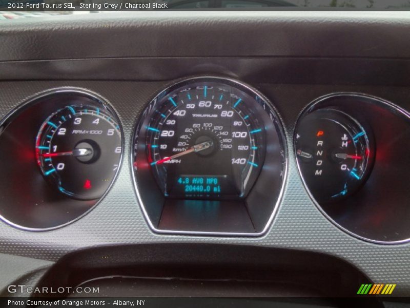 Sterling Grey / Charcoal Black 2012 Ford Taurus SEL