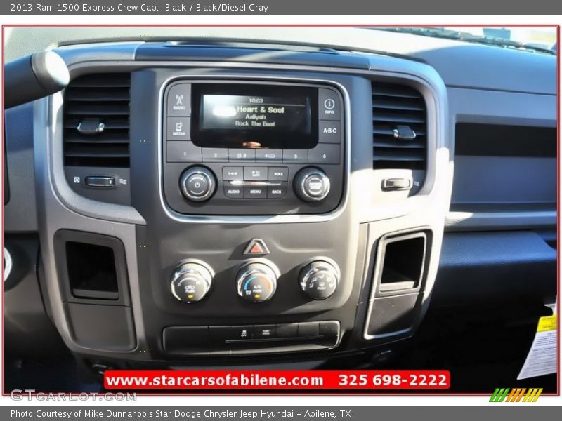 Black / Black/Diesel Gray 2013 Ram 1500 Express Crew Cab