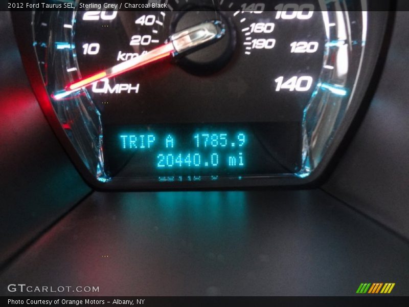 Sterling Grey / Charcoal Black 2012 Ford Taurus SEL