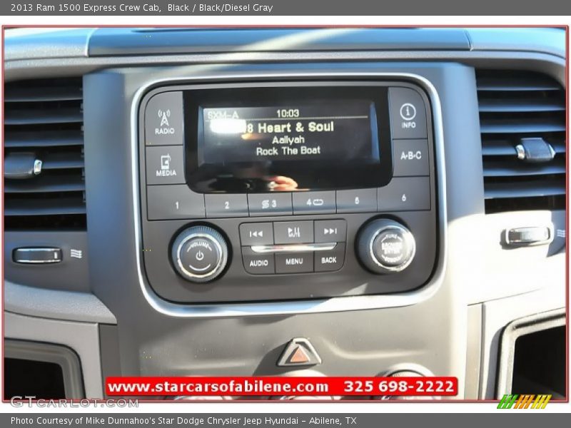 Black / Black/Diesel Gray 2013 Ram 1500 Express Crew Cab