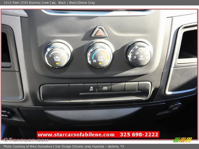 Black / Black/Diesel Gray 2013 Ram 1500 Express Crew Cab