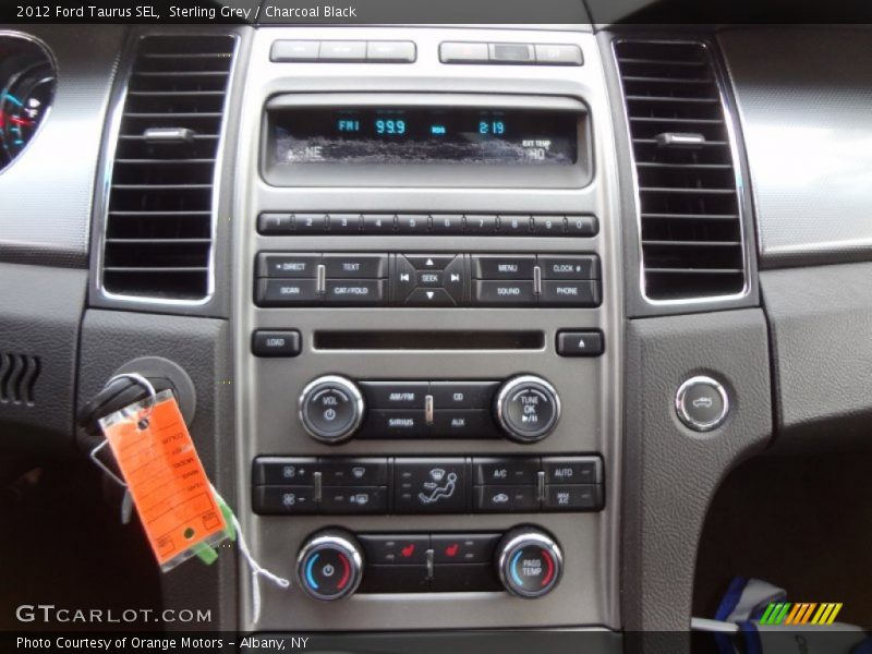 Sterling Grey / Charcoal Black 2012 Ford Taurus SEL