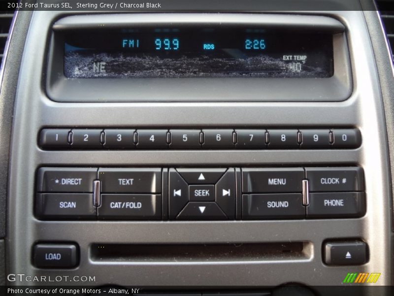 Sterling Grey / Charcoal Black 2012 Ford Taurus SEL