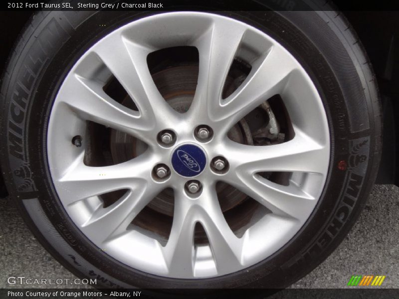 Sterling Grey / Charcoal Black 2012 Ford Taurus SEL