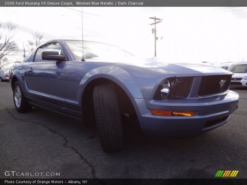 Windveil Blue Metallic / Dark Charcoal 2006 Ford Mustang V6 Deluxe Coupe