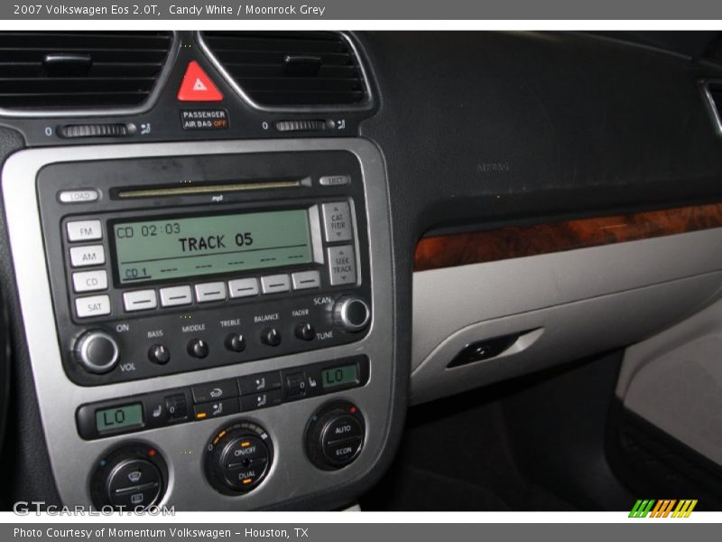 Candy White / Moonrock Grey 2007 Volkswagen Eos 2.0T