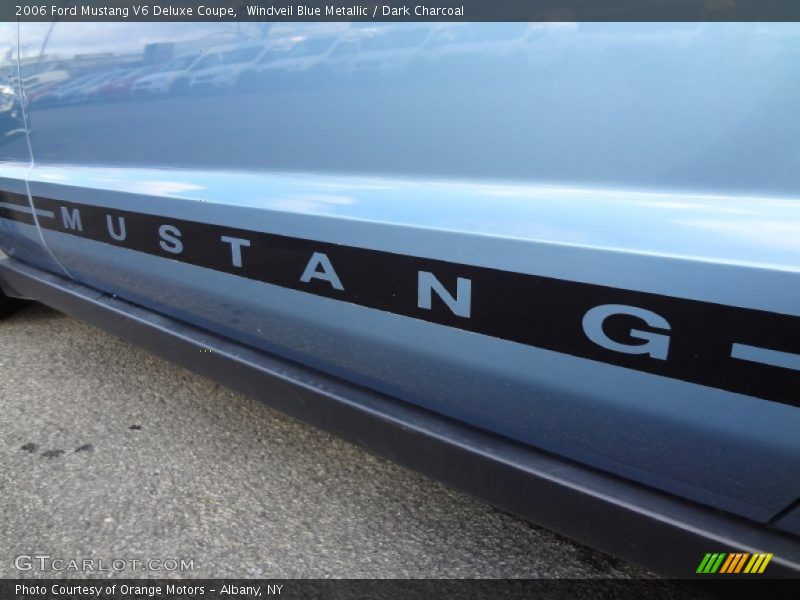Windveil Blue Metallic / Dark Charcoal 2006 Ford Mustang V6 Deluxe Coupe