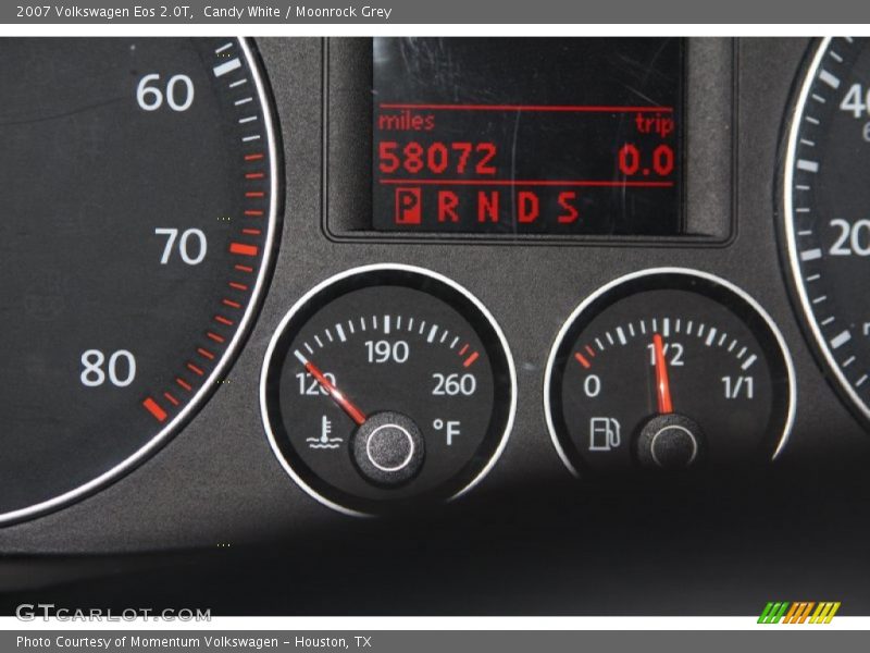 Candy White / Moonrock Grey 2007 Volkswagen Eos 2.0T
