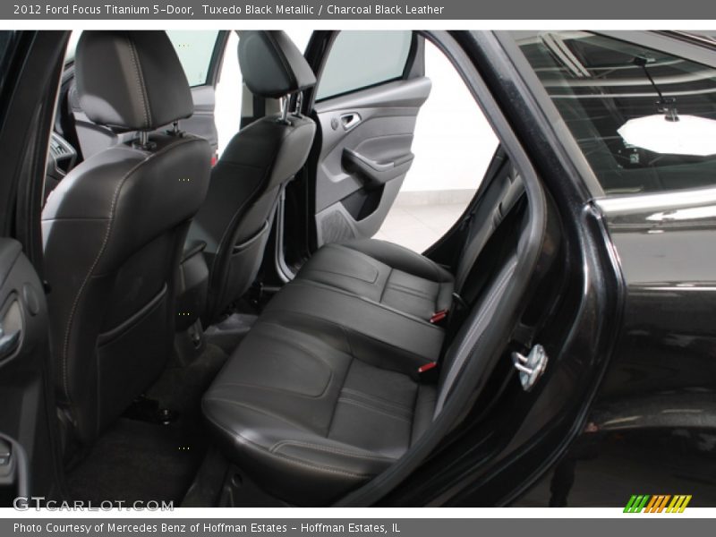 Tuxedo Black Metallic / Charcoal Black Leather 2012 Ford Focus Titanium 5-Door