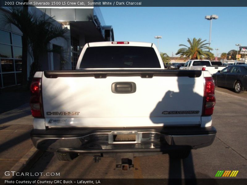 Summit White / Dark Charcoal 2003 Chevrolet Silverado 1500 LS Crew Cab