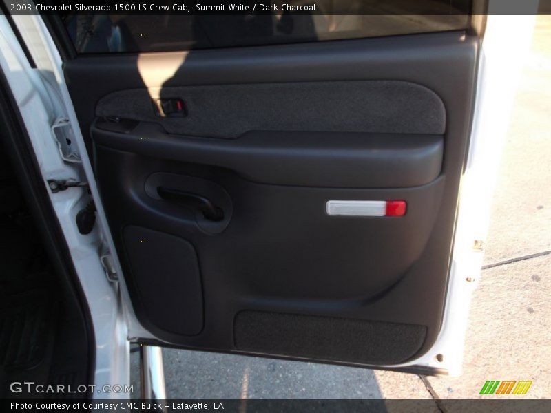 Summit White / Dark Charcoal 2003 Chevrolet Silverado 1500 LS Crew Cab