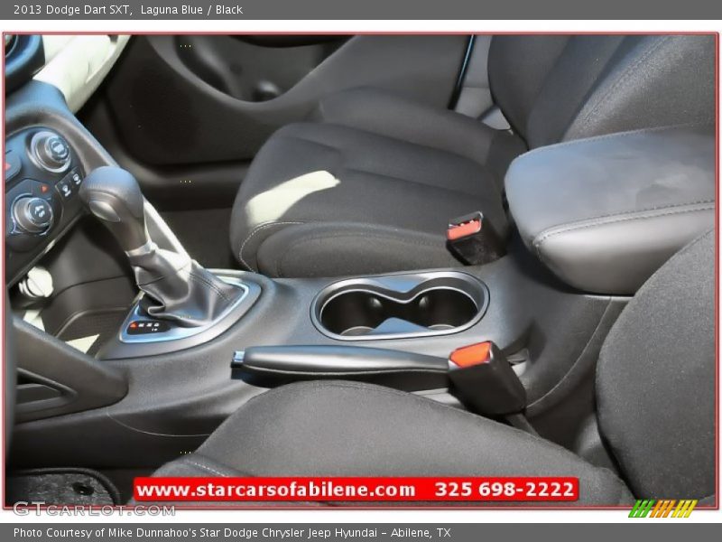 Laguna Blue / Black 2013 Dodge Dart SXT