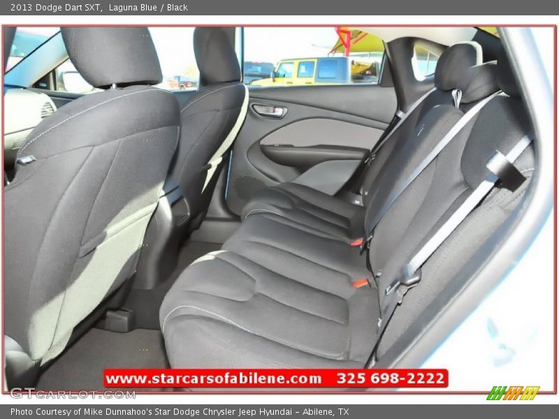 Laguna Blue / Black 2013 Dodge Dart SXT