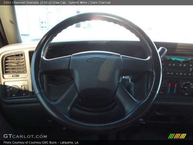 Summit White / Dark Charcoal 2003 Chevrolet Silverado 1500 LS Crew Cab