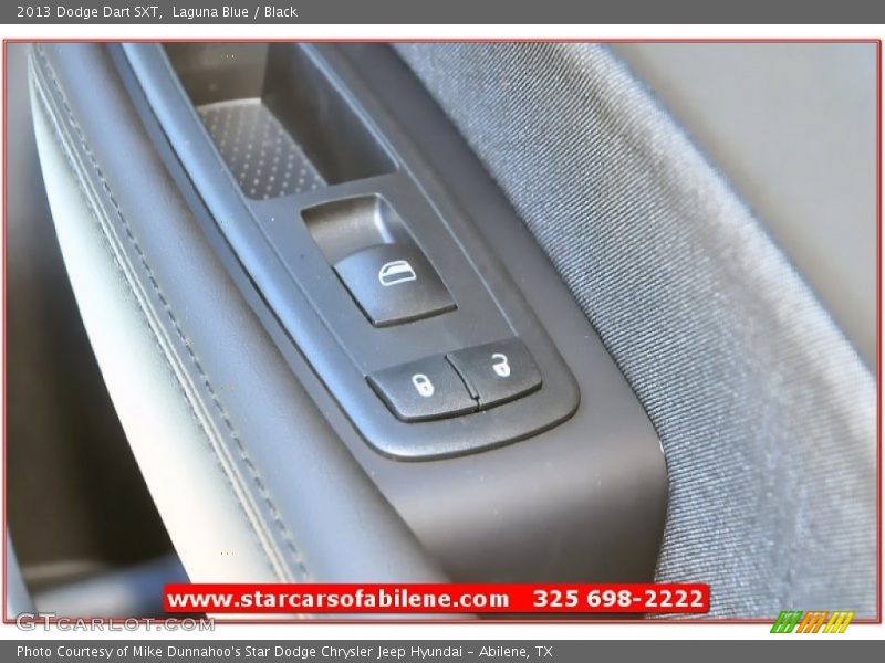 Laguna Blue / Black 2013 Dodge Dart SXT