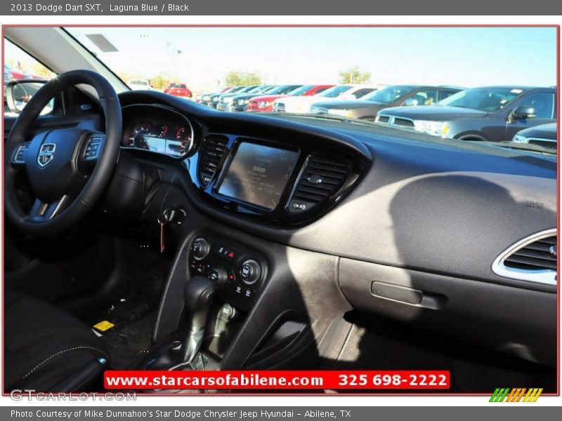 Laguna Blue / Black 2013 Dodge Dart SXT