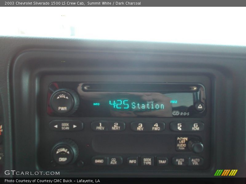 Summit White / Dark Charcoal 2003 Chevrolet Silverado 1500 LS Crew Cab