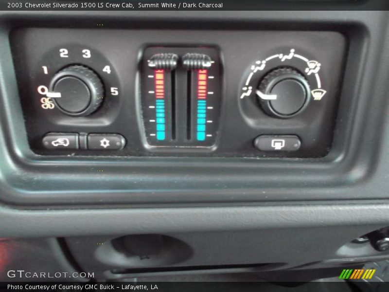 Summit White / Dark Charcoal 2003 Chevrolet Silverado 1500 LS Crew Cab