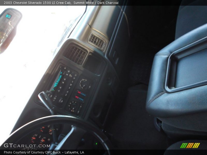Summit White / Dark Charcoal 2003 Chevrolet Silverado 1500 LS Crew Cab