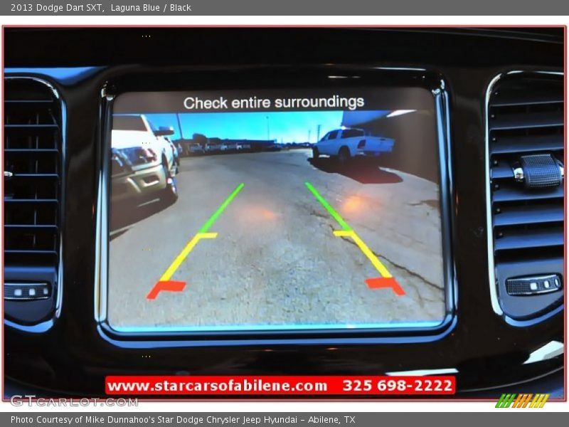 Laguna Blue / Black 2013 Dodge Dart SXT