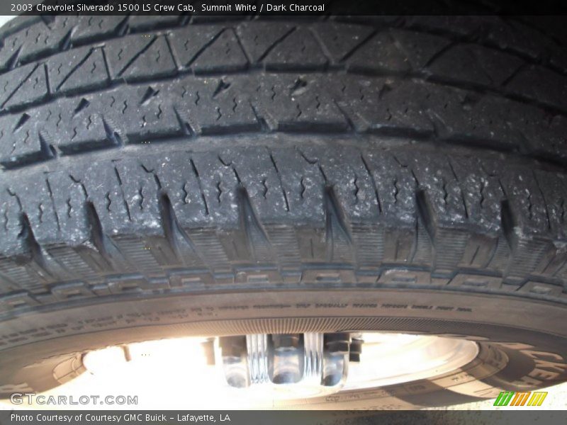 Summit White / Dark Charcoal 2003 Chevrolet Silverado 1500 LS Crew Cab