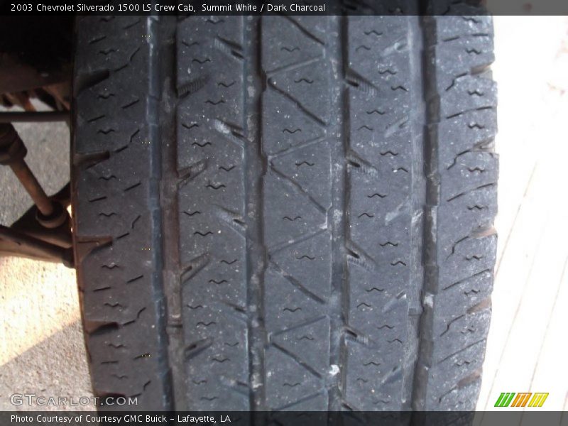 Summit White / Dark Charcoal 2003 Chevrolet Silverado 1500 LS Crew Cab