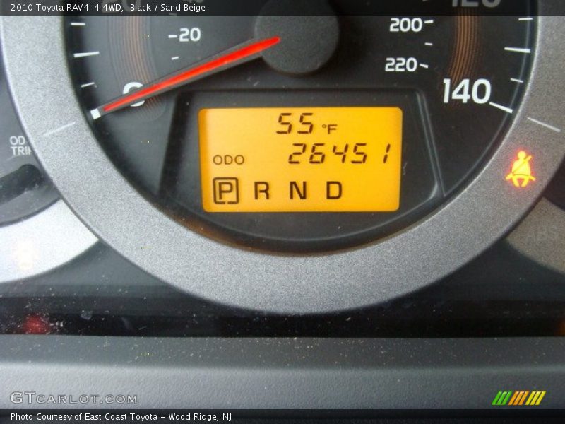 Black / Sand Beige 2010 Toyota RAV4 I4 4WD