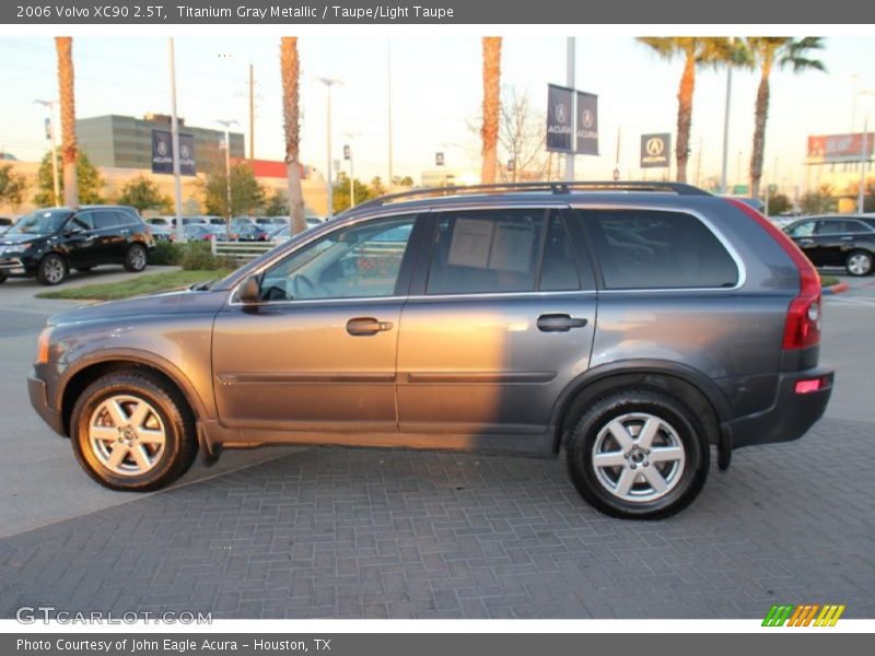 Titanium Gray Metallic / Taupe/Light Taupe 2006 Volvo XC90 2.5T