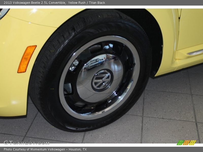 Yellow Rush / Titan Black 2013 Volkswagen Beetle 2.5L Convertible