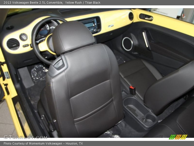 Yellow Rush / Titan Black 2013 Volkswagen Beetle 2.5L Convertible