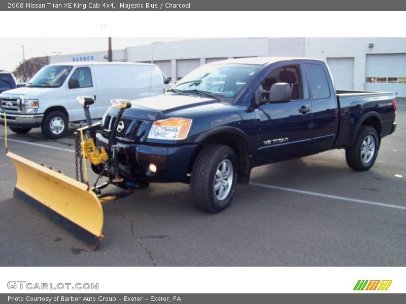 Majestic Blue / Charcoal 2008 Nissan Titan XE King Cab 4x4