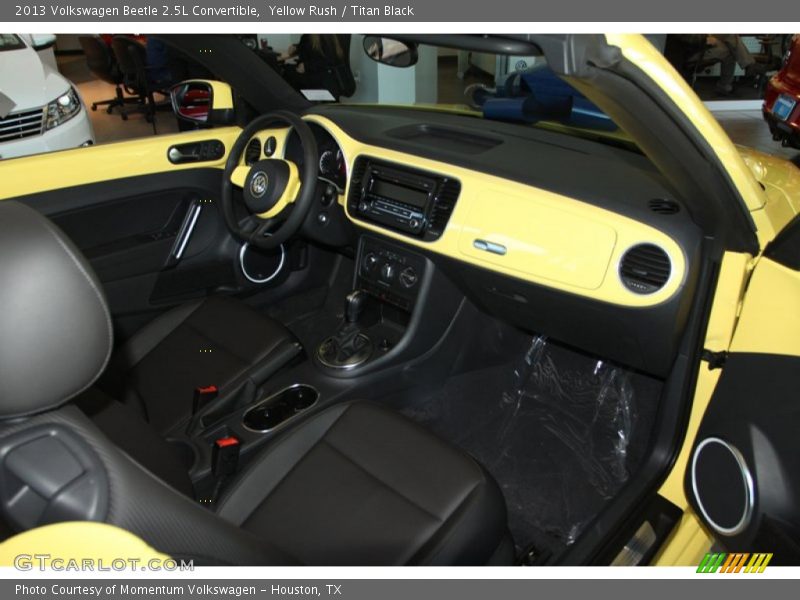 Yellow Rush / Titan Black 2013 Volkswagen Beetle 2.5L Convertible
