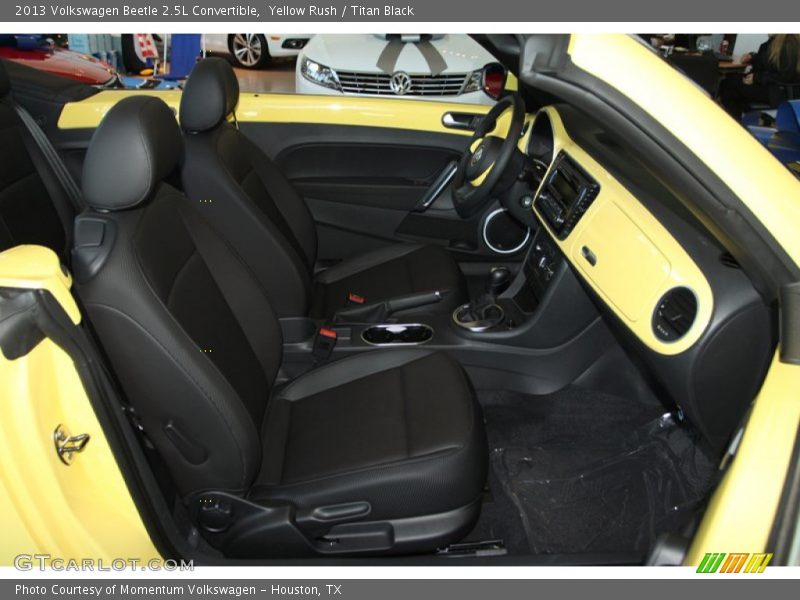 Yellow Rush / Titan Black 2013 Volkswagen Beetle 2.5L Convertible