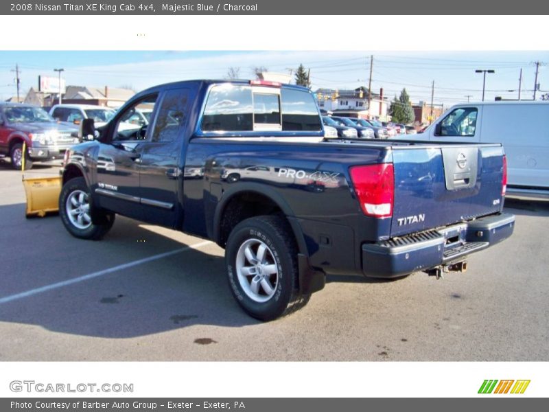 Majestic Blue / Charcoal 2008 Nissan Titan XE King Cab 4x4
