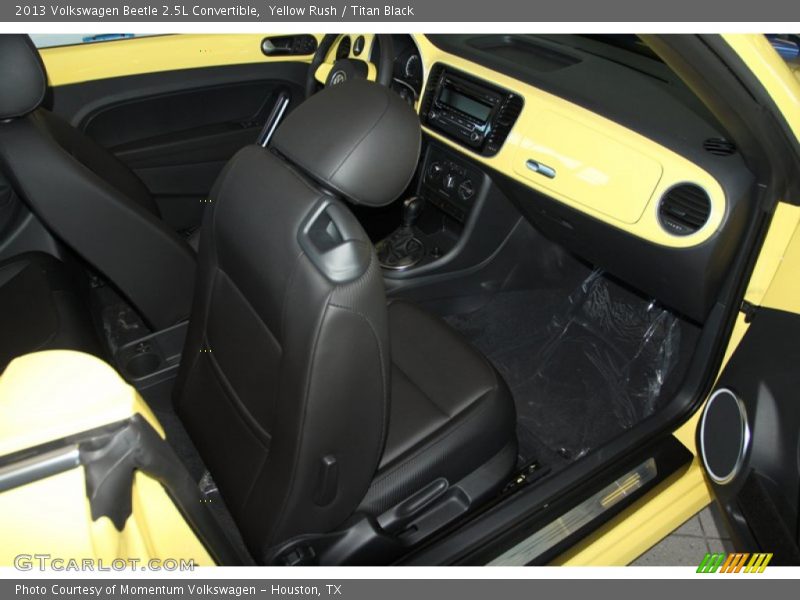 Yellow Rush / Titan Black 2013 Volkswagen Beetle 2.5L Convertible