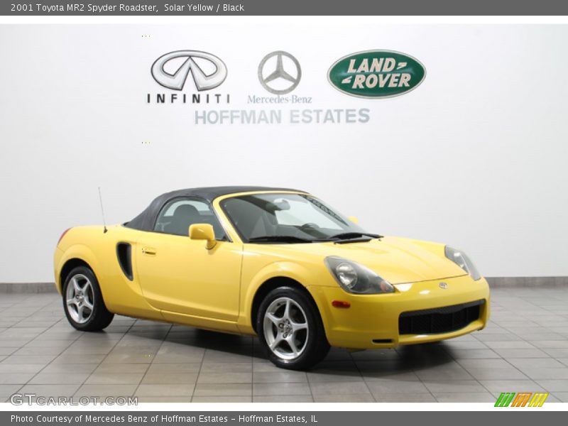 Solar Yellow / Black 2001 Toyota MR2 Spyder Roadster