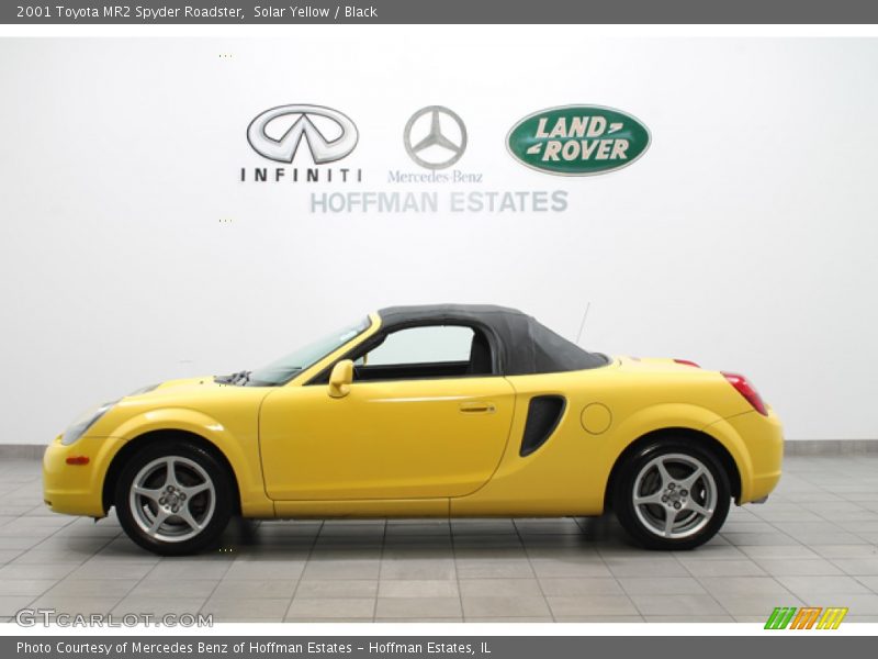 Solar Yellow / Black 2001 Toyota MR2 Spyder Roadster