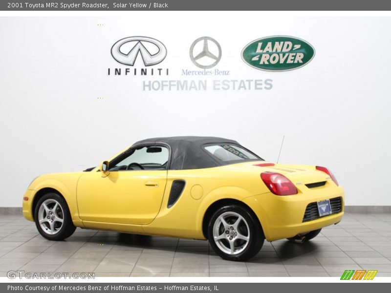 Solar Yellow / Black 2001 Toyota MR2 Spyder Roadster