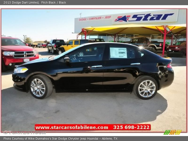 Pitch Black / Black 2013 Dodge Dart Limited